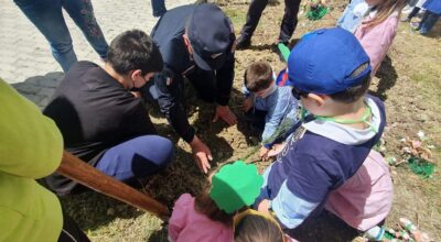 Sostenibilità ambientale ” Un albero per il futuro” iniziativa presso il polo scolastico.