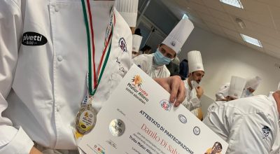 Alberghiero: “Miglior allievo 2021”, a Treviso medaglia d’argento per Danilo Di Salvo