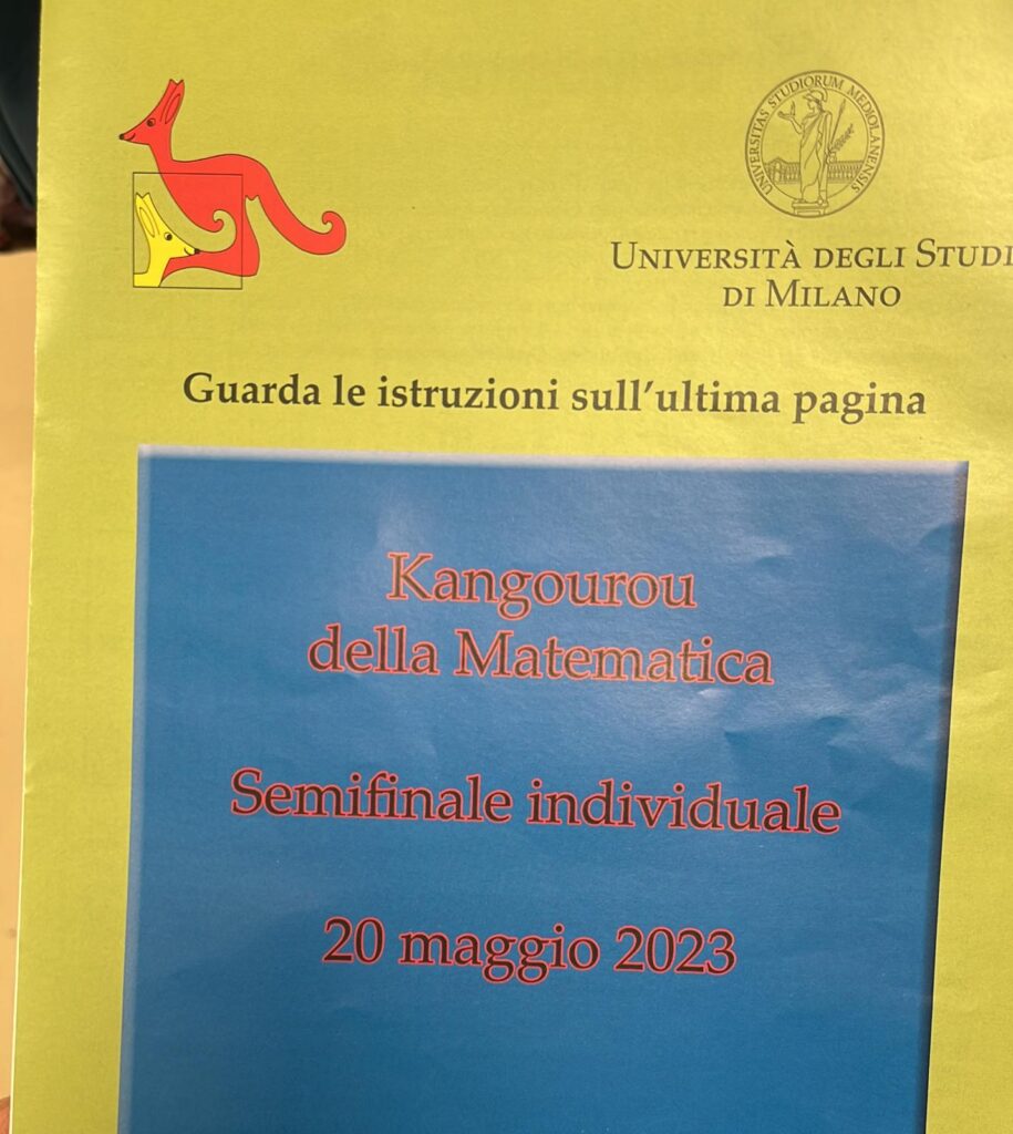 Quattro alunni della Scuola secondaria di Primo Grado, dell’Istituto Omnicomprensivo G. N. D’Agnillo di Agnone in semifinale regionale dei giochi Kangourou della Matematica, categorie Benjamin e Cadet