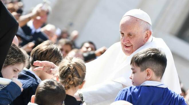 I bambini incontrano il Papa